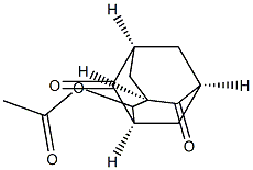 4-Acetyloxy-tricyclo[3.3.1.13,7]decane-2,6-dione,56781-93-2,结构式