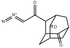 4-(Diazoacetyl)tricyclo[3.3.1.13,7]decane-2,6-dione Structure
