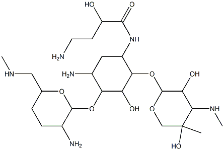 56824-15-8 N(1)-(4-amino-2-hydroxy-1-oxobutyl)sagamicin