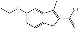 2-Benzofurancarboxylicacid,5-ethoxy-3-methyl-(9CI) Structure