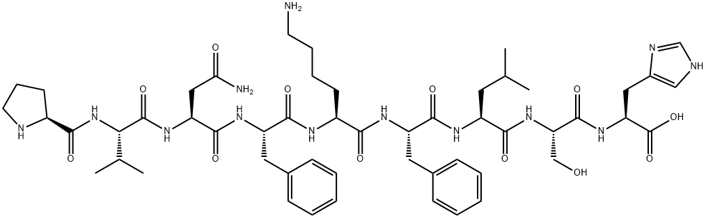 Hemopressin (rat), 568588-77-2, 结构式