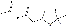 2,2-Dimethyl-α-methylene-1,3-dioxolane-4-ethanol acetate|