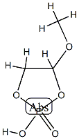 glycerol 1,2 cyclic phosphate,5695-96-5,结构式