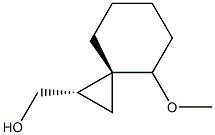 Spiro[2.5]octane-1-methanol, 4-methoxy-, (1R,3S)-rel- (9CI),569656-49-1,结构式