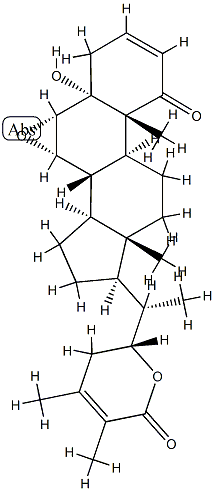 ウィタノリドB 化学構造式