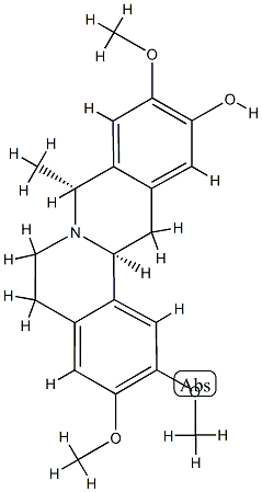 [8R,(-)]-5,8,13,13aα-Tetrahydro-2,3,10-trimethoxy-8α-methyl-6H-dibenzo[a,g]quinolizine-11-ol|