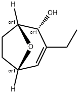 8-Oxabicyclo[3.2.1]oct-3-en-2-ol, 3-ethyl-, (1R,2R,5S)-rel- (9CI) 化学構造式