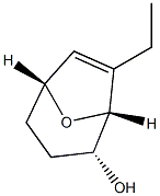 8-Oxabicyclo[3.2.1]oct-6-en-2-ol, 7-ethyl-, (1R,2R,5R)-rel- (9CI) Structure