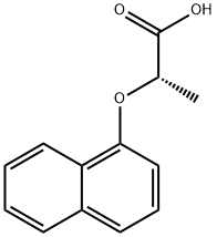 (S)-2-(1-Naphthalenyloxy)-propanoic Acid Structure