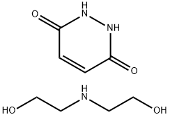 1,2-dihydropyridazine-3,6-dione, compound with 2,2'-iminodiethanol (1:1)  Structure