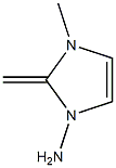 1H-Imidazol-1-amine,2,3-dihydro-3-methyl-2-methylene-(9CI) Struktur