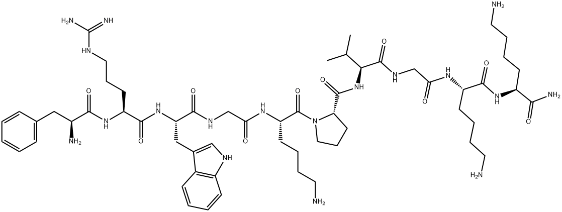 ACTH (7-16)NH2 Structure