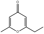 4H-Pyran-4-one,2-ethyl-6-methyl-(9CI) 结构式