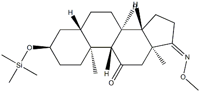 3α-(트리메틸실록시)-17-(메톡시이미노)-5α-안드로스탄-11-온