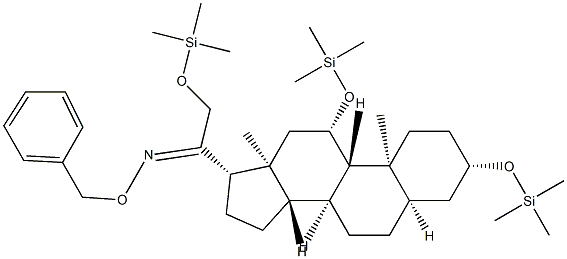 57325-97-0 3β,11β,21-Tris(trimethylsiloxy)-5β-pregnan-20-one O-benzyl oxime