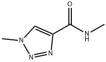 1H-1,2,3-Triazole-4-carboxamide,N,1-dimethyl-(9CI) Struktur