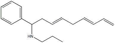 α-(2,5,7-Octatrienyl)-N-propylbenzenemethanamine 结构式