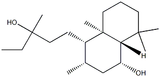 Labdane-6β,13-diol Struktur