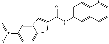 2-벤조푸란카복사미드,5-니트로-N-6-퀴놀리닐-(9CI)