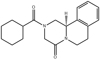 (11BR)-2-(环己基羰基)-1,2,3,6,7,11B-六氢-4H-吡嗪并[2,1-A]异喹啉-4-酮, 57452-98-9, 结构式