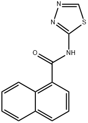 1-Naphthalenecarboxamide,N-1,3,4-thiadiazol-2-yl-(9CI) Struktur