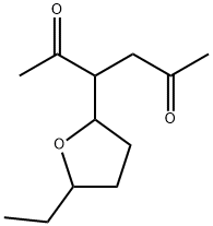 2,5-Hexanedione,3-(5-ethyltetrahydro-2-furanyl)-(9CI) 化学構造式
