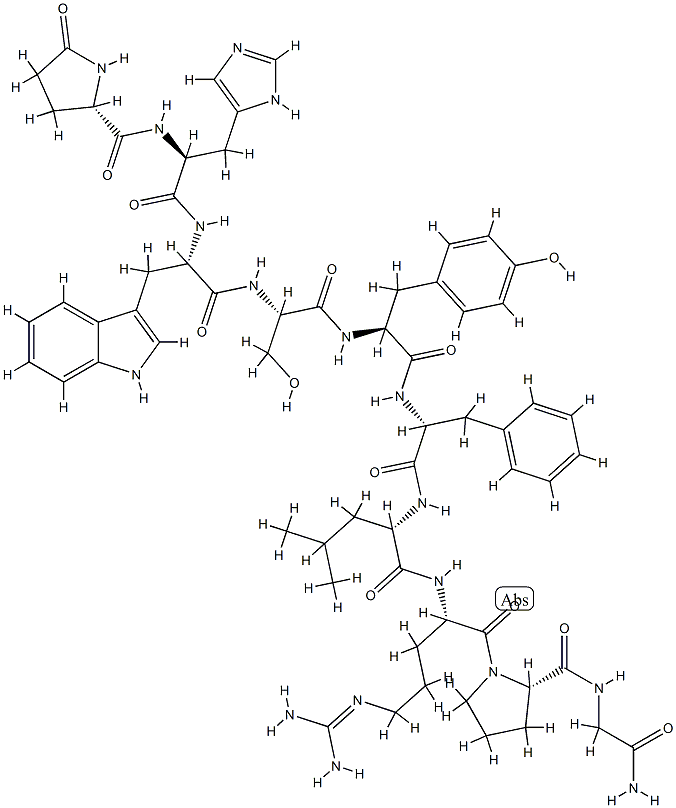 LHRH, Phe(6)- 化学構造式