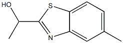 2-Benzothiazolemethanol,alpha,5-dimethyl-(9CI) Structure