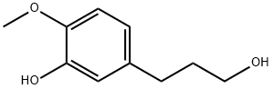 3-Hydroxy-4-methoxybenzenepropanol Structure