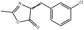 5(4H)-Oxazolone, 4-[(3-chlorophenyl)Methylene]-2-Methyl-,57689-69-7,结构式