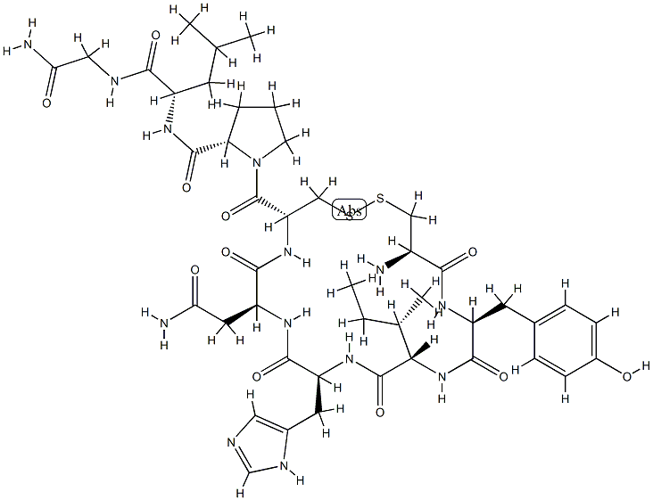 oxytocin, His(4)- Structure