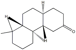 (4aS)-1,4,4aβ,4b,5,6,7,8,8aβ,9,10,10aα-Dodecahydro-4bα,8,8-trimethylphenanthren-3(2H)-one Struktur
