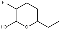 2H-Pyran-2-ol,3-bromo-6-ethyltetrahydro-(9CI) 结构式