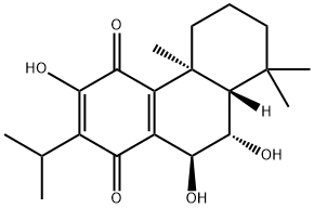 6β,7α,12-Trihydroxyabieta-8,12-diene-11,14-dione 结构式