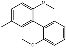 1,1-Biphenyl,2,2-dimethoxy-5-methyl-(9CI),58005-44-0,结构式