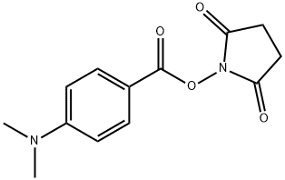 N-スクシンイミジル4-(ジメチルアミノ)安息香酸 化学構造式