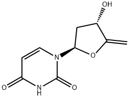 Uridine, 4',5'-didehydro-2',5'-dideoxy-,58096-66-5,结构式