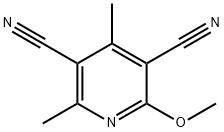 3,5-Pyridinedicarbonitrile,2-methoxy-4,6-dimethyl-(9CI) Structure