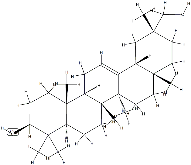 5α-Olean-12-ene-3β,29-diol Structure