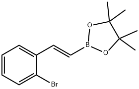 2-溴苯乙烯硼酸频哪醇酯,581802-24-6,结构式