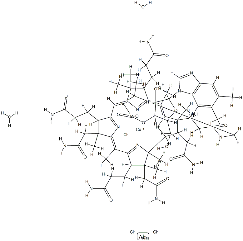methylcobalamine chlorpalladate 化学構造式