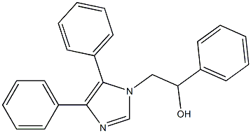 α,4,5-Triphenyl-1H-imidazole-1-ethanol Structure