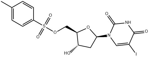 2'-Deoxy-5-iodouridine 5'-(4-methylbenzenesulfonate) Struktur