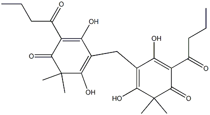 Albaspidin 化学構造式