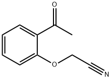 (2-acetylphenoxy)acetonitrile Struktur
