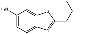 6-Benzothiazolamine,2-(2-methylpropyl)-(9CI) Struktur