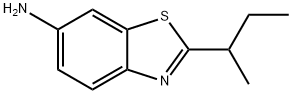 6-Benzothiazolamine,2-(1-methylpropyl)-(9CI),58460-09-6,结构式