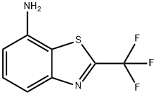 7-Benzothiazolamine,2-(trifluoromethyl)-(9CI) Structure