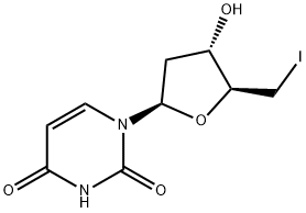 Uridine, 2',5'-dideoxy-5'-iodo- Struktur