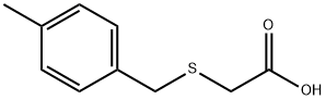 (4-METHYLBENZYL)THIO]ACETIC ACID Struktur